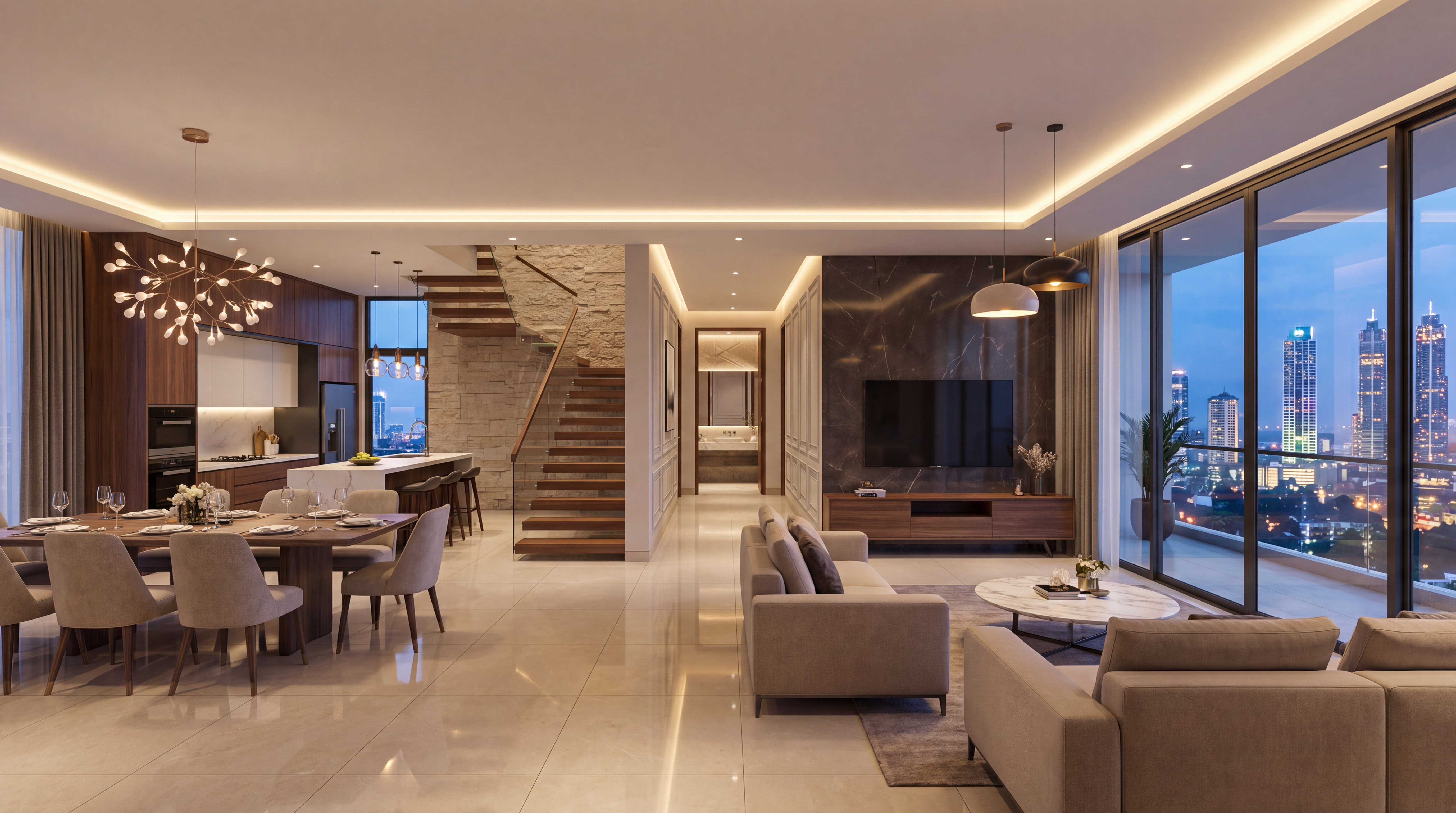Luxury apartment interior